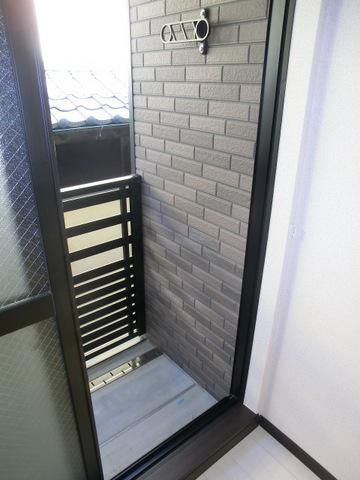 眺望　洗濯物干しあり