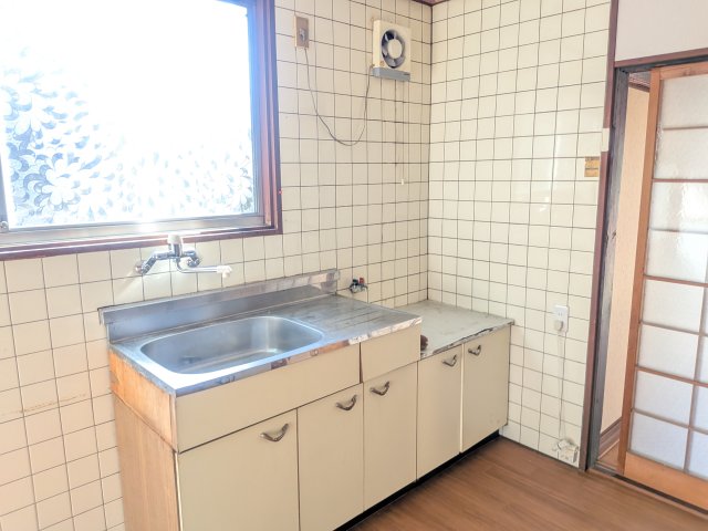 ＪＲ山口線 宮野駅 徒歩9分 1階建 築127年のキッチン写真