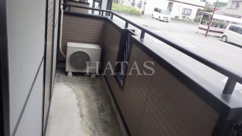 バルコニー　同物件別部屋です。