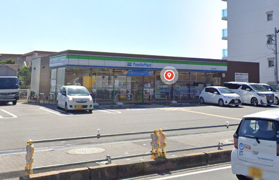 コンビニ　ファミリーマート 垂水海岸通店（コンビニ）まで595m
