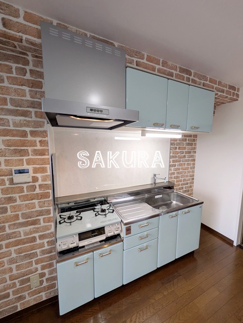 キッチン　自炊をされる方に嬉しい2口コンロ♪