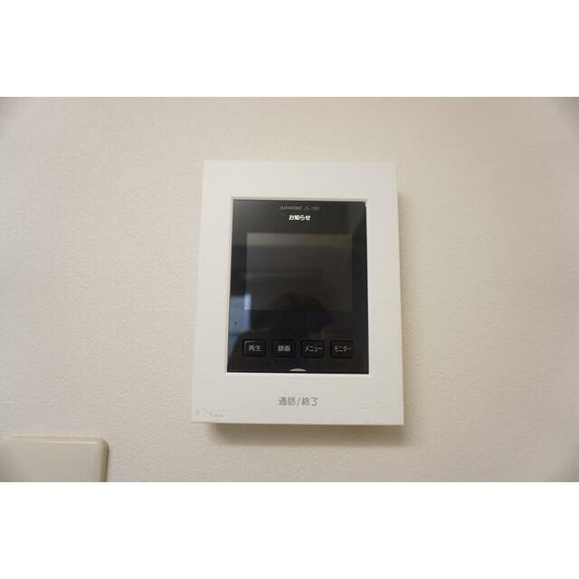 セキュリティ　モニター付きインターホンで安心