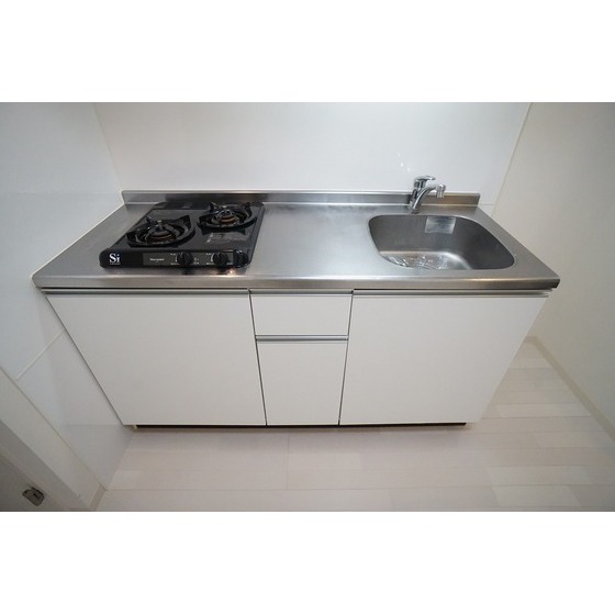 キッチン　２口コンロ付きキッチン