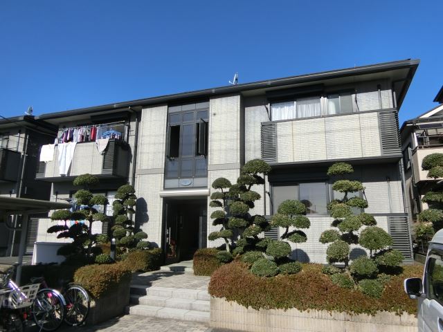 建物外観　大和ハウス施工の賃貸住宅、連帯保証人不要で契約可能。