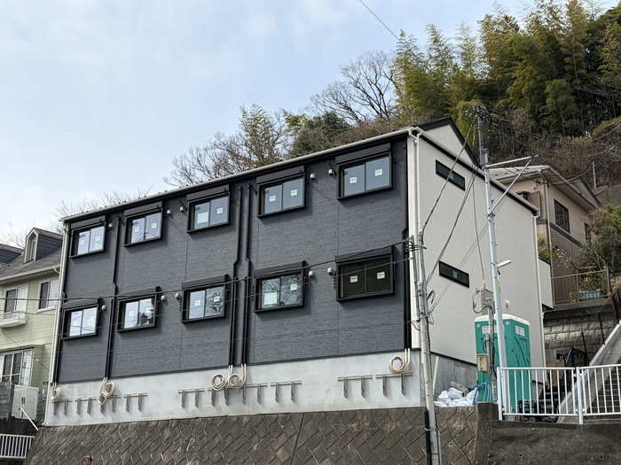 建物外観　建築中