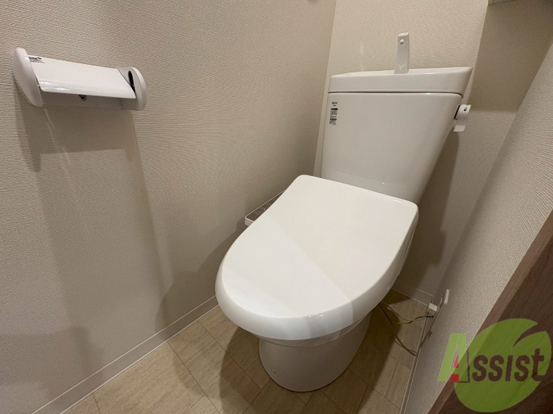 トイレ　ウォシュレット機能付きトイレは嬉しいですね。