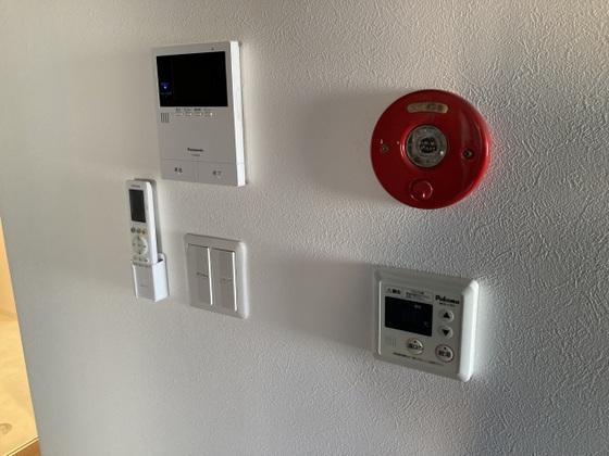 セキュリティ　※別部屋の写真です