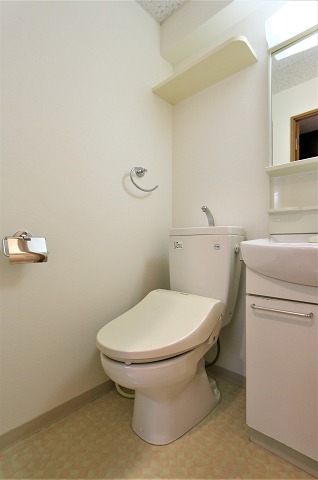 トイレ　清潔感のある空間ですね