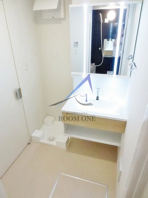 洗面設備　洗面台です。