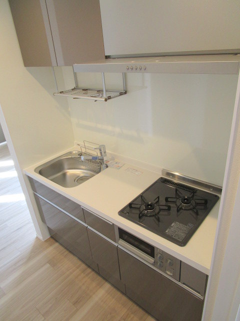キッチン　★グリル付きガス２口システムキッチン★
