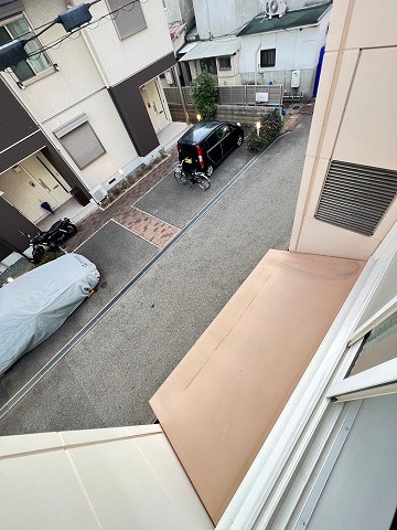 バルコニー　お洗濯にも便利なバルコニー付き