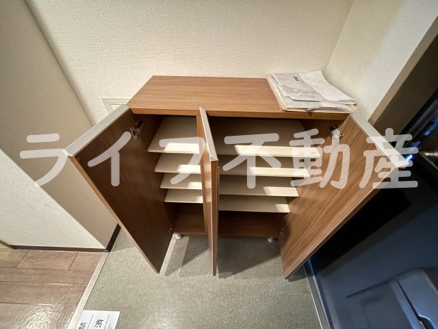 収納　十分な収納スペースがあります