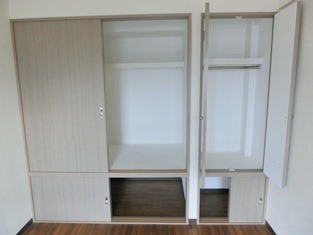 収納　同タイプ内観です