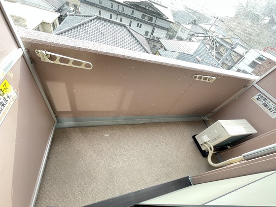 バルコニー　※別部屋の写真です