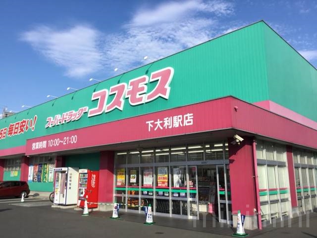 ドラックストア　ディスカウントドラッグコスモス下大利店（ドラッグストア）まで309m