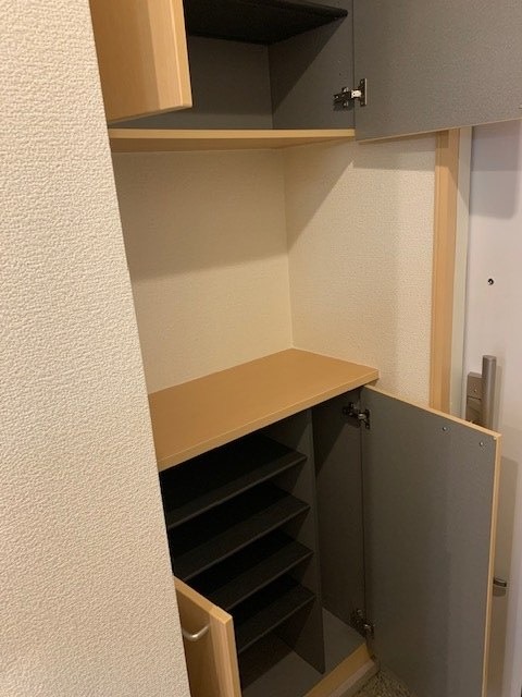 収納　室内洗濯機置き場