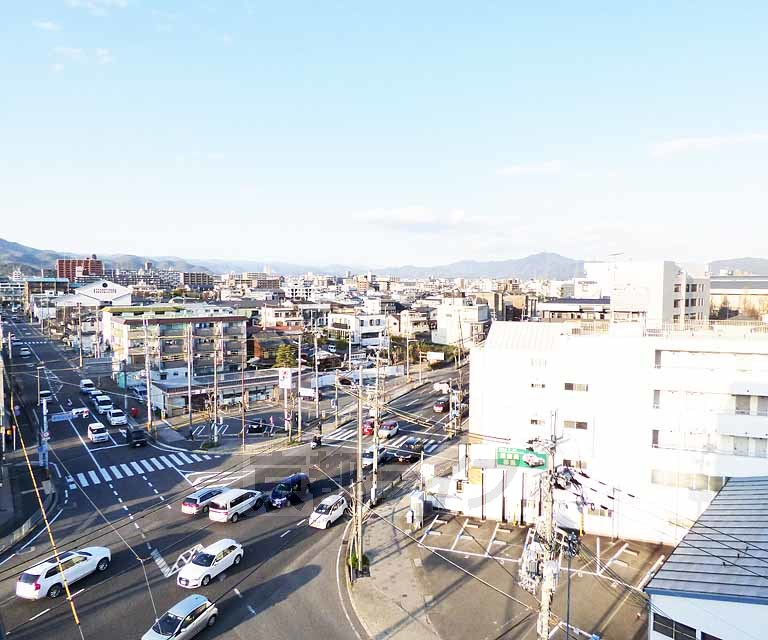 眺望　西京極総合運動公園がみわたせます。