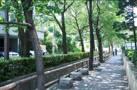 公園　洗足流れ（公園）まで86m