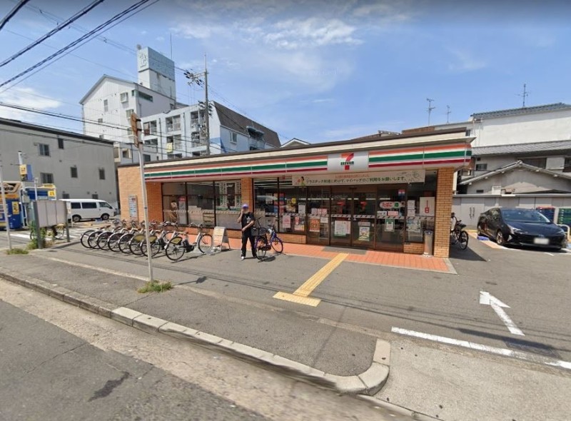 コンビニ　セブンイレブン 大阪中加賀屋3丁目店（コンビニ）まで394m