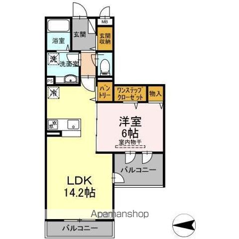 ルミエール大和東の間取り写真