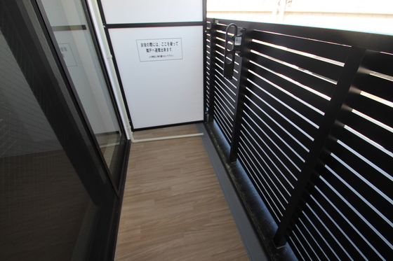 バルコニー　※別部屋の写真です