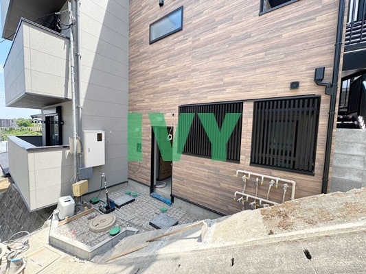 エントランス　建築中