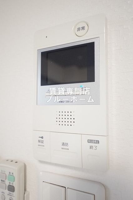 セキュリティ　モニター付きインターホン！