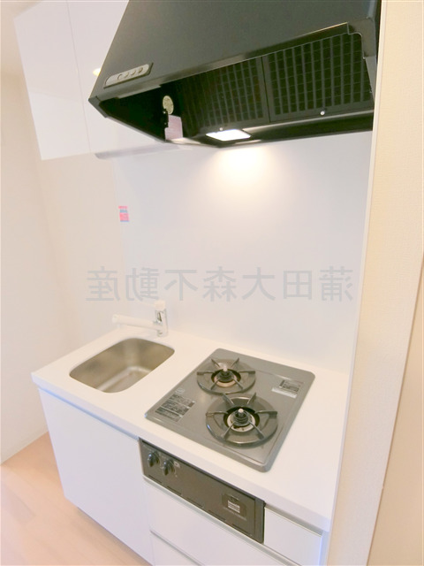 キッチン　2口ガスシステムキッチン