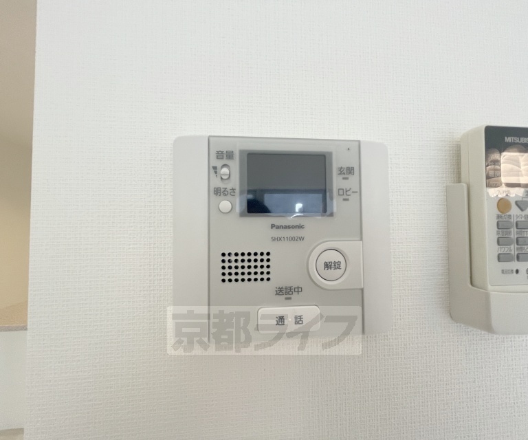 セキュリティ　インターホンです