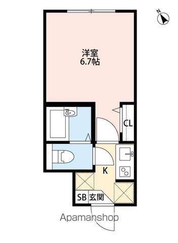 東武東上線 成増駅 徒歩5分 3階建 築9年の間取り写真