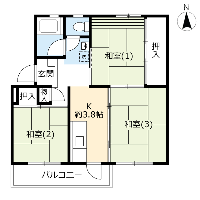 UR鶴が台の間取り写真