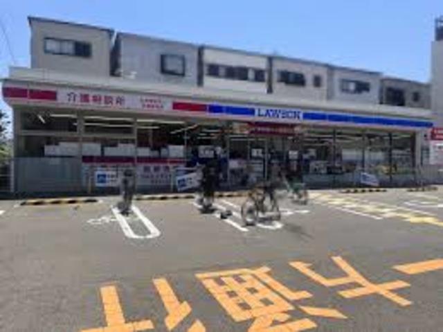 コンビニ　ローソン平野瓜破東一丁目店（コンビニ）まで445m