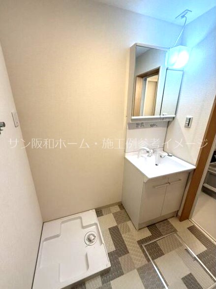 洗面設備　同メーカー施工例参考イメージ画像