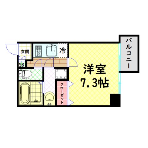 エスライズ本町東の間取り写真