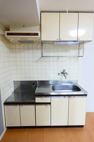 キッチン　ガスコンロ設置可能です。