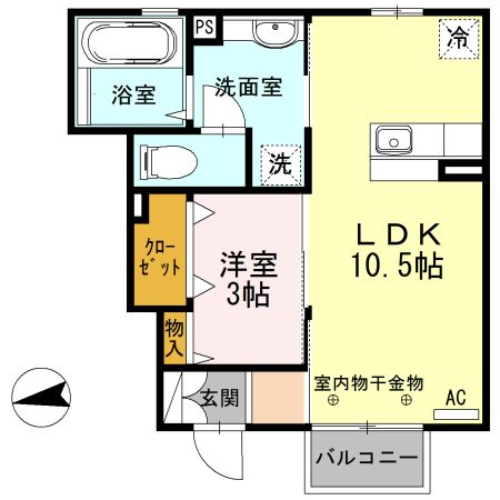リシェス・オカザキVIの間取り写真