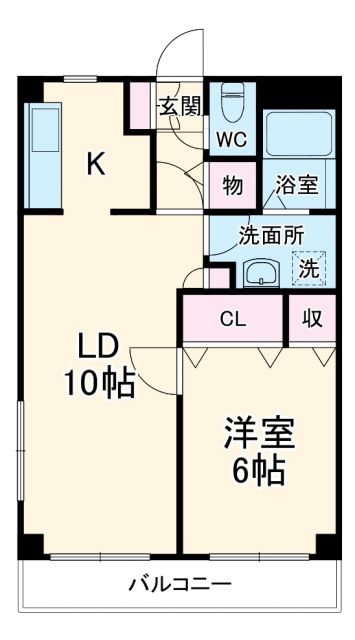 リビン元住吉の間取り写真