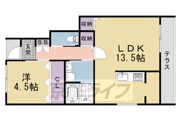 RENOSTAY京都嵯峨の間取り写真