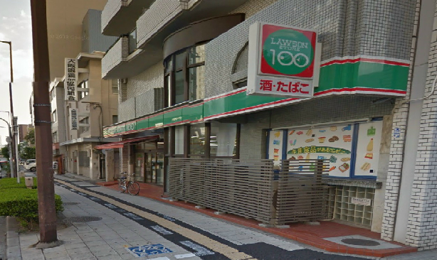スーパー　ローソンストア100 大阪上本町八丁目店（スーパー）まで124m