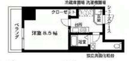 東京メトロ日比谷線 入谷駅 徒歩1分 14階建 築18年の間取り写真