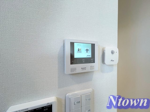 セキュリティ　モニター付きです。