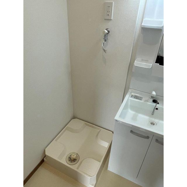 洗面設備　室内洗濯機置場