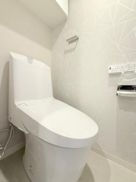 トイレ　ゆったりとした空間のトイレです