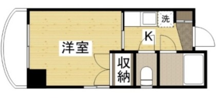ＪＲ呉線 呉駅 徒歩10分 10階建 築36年の間取り写真