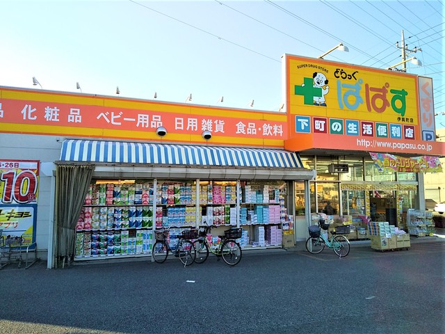 ドラックストア　どらっぐぱぱす伊興町店（ドラッグストア）まで280m