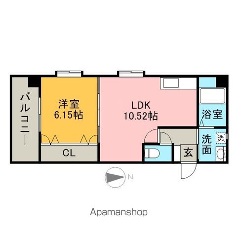 ＪＲ筑肥線 周船寺駅 徒歩11分 7階建 築23年の間取り写真
