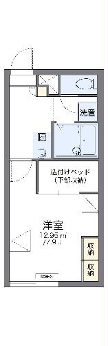 レオパレスＴＡＩＨＥＩの間取り