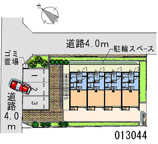 【松が岡の駐車場】