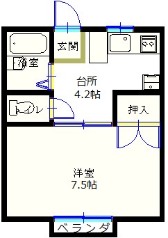 小幡コーポの間取り写真