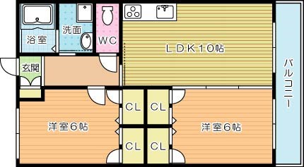 アニヴェルセル守恒の間取り